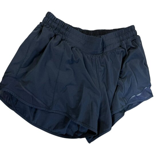 Women's Lululemon Hotty Hot Short II - Size 8 - 4" inseam - True Navy - Picture 7 of 13